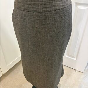 Banana Republic Gray/Brown Pencil Skirt